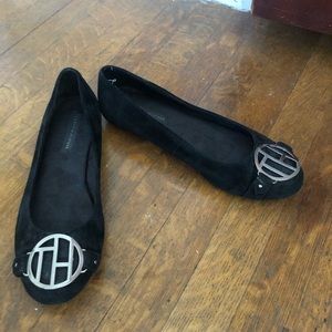 Tommy Hilfiger suede flats